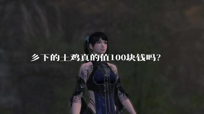 乡下的土鸡真的值100块钱吗?